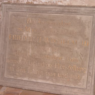 Commemorative plaque for the Cathedral’s restoration